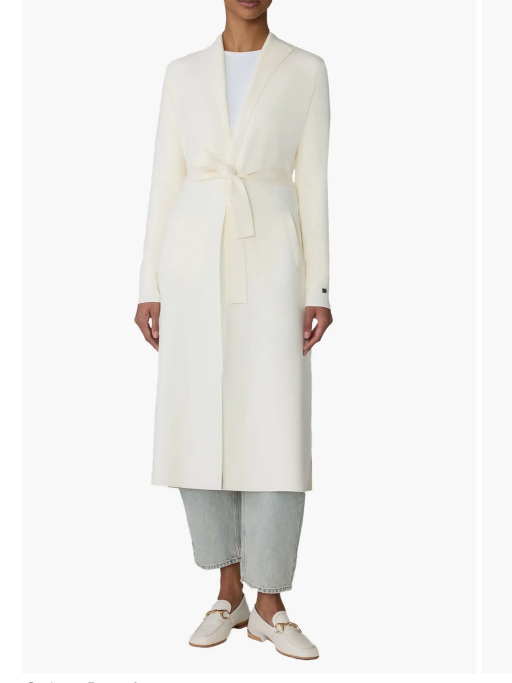 Soia & Kyo Luciana Longline Wrap Coat Cardigan $355 New S